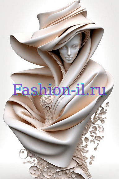 Модный образ из бумаги